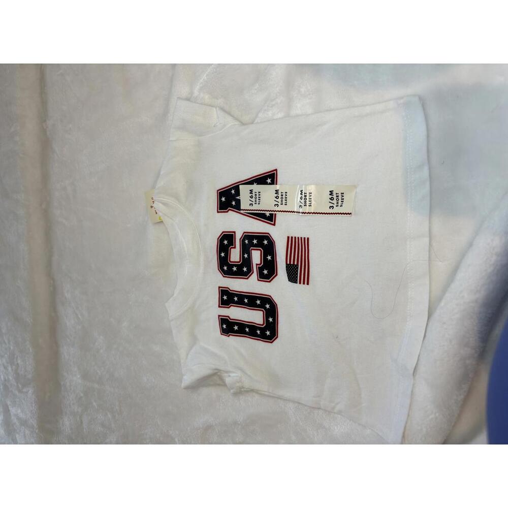 Baby Cat & Jack USA Graphic T-Shirt 3-6M